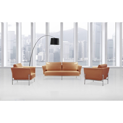 ADDISON 2 Seats Vegan Leather Sofa