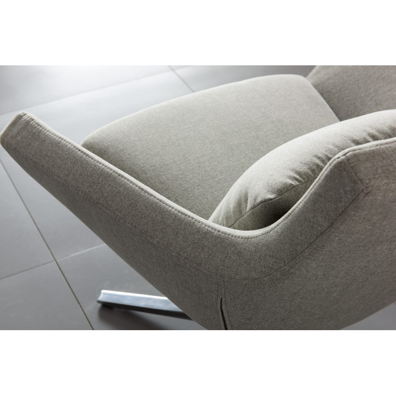 EDISON small banana chair conventional fabric