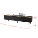 Idiya MARYLAND tv stand with 2 drawers and 1 flap door