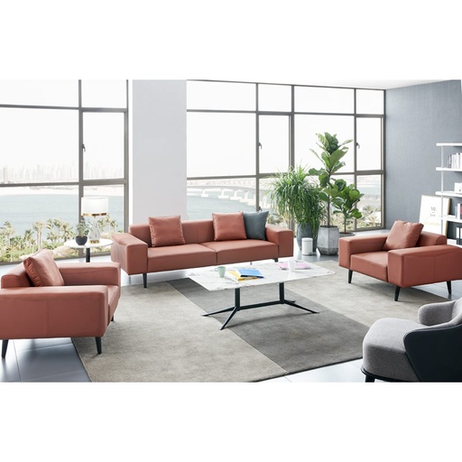 XANTHE 2 seat Vegan Leather Sofa