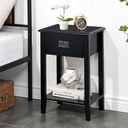 HARLAN Nightstand Black