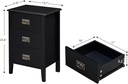 JAGGER Nightstand Black