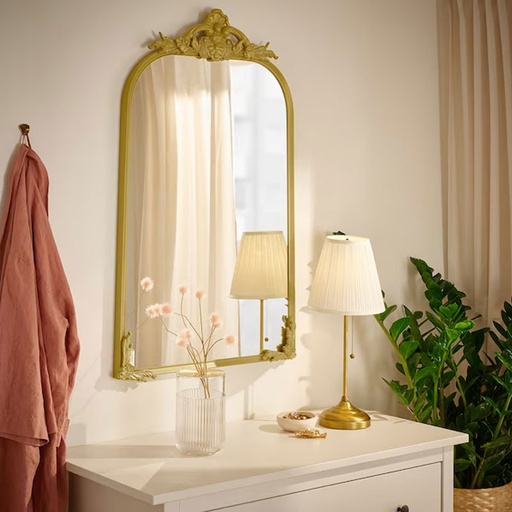 Ikea RAMEBO mirror gold-colour 63x90 cm