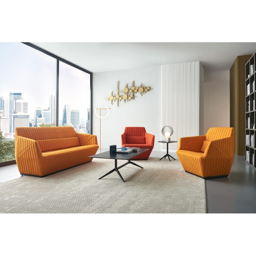 ACHILLES 2 seat fabric Sofa