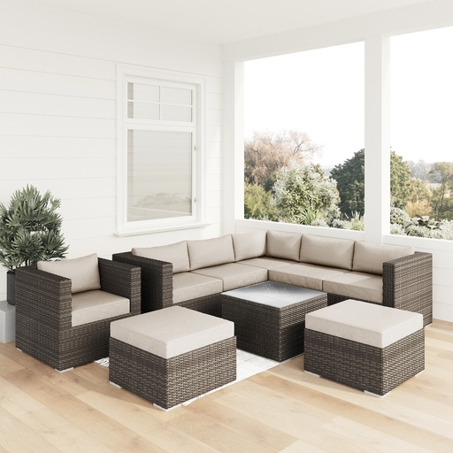 CATHNESS Outdoor Couch, Outdoor Furniture, Nature Colour