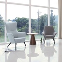 THALIA H-5209 conventional Vegan Leather Chair