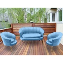 IDIYA ROCHESTER Outdoor sofa set, Light Blue