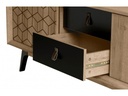 BAGHDAD tv stand with two doors and two drawers MDF with paper,silk screen print