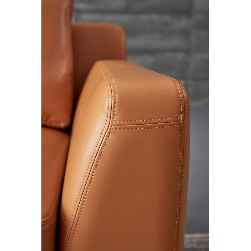 ZARIYAH 3 seat Vegan Leather Sofa