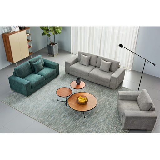 YSABEL 3 seat Vegan Leather Sofa