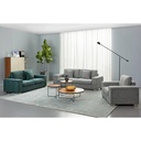 YSABEL 3 seat Vegan Leather Sofa