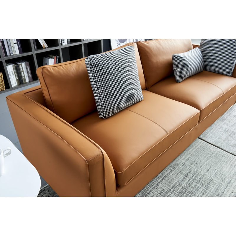 YASMINE 3 seat Vegan Leather Sofa