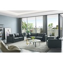 YASMINE 3 seat Vegan Leather Sofa