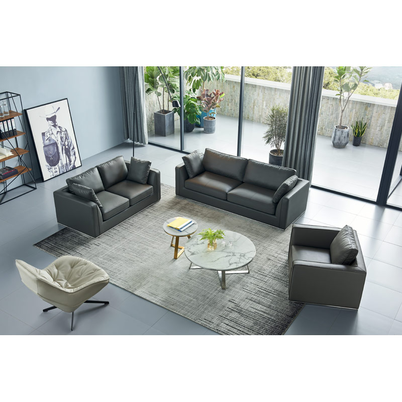 YASMINE 3 seat Vegan Leather Sofa