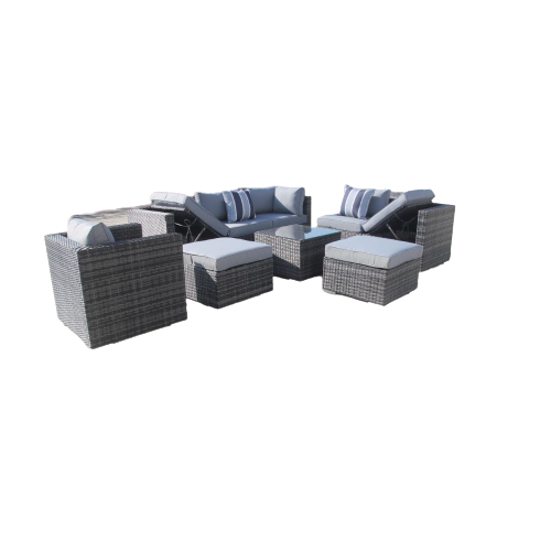 CATHNESS outdoor couch,out door furniture,mix grey