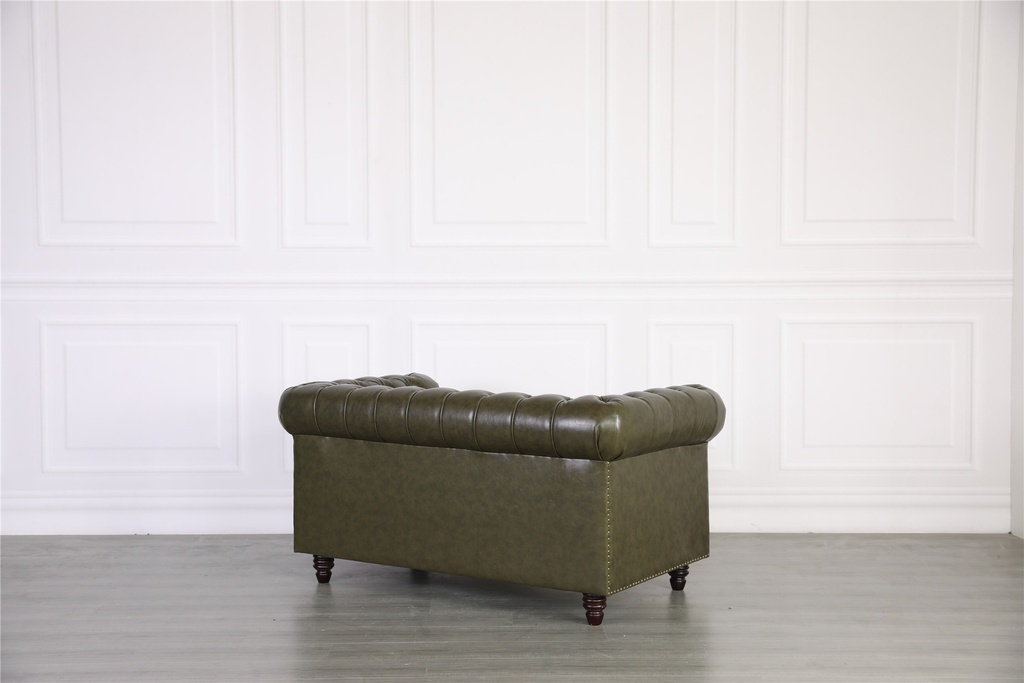 Florence Chesterfield leather Sofa 2 seater