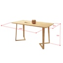 Cancun dining table 1.5m