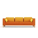 FAUSTO 3 seat fabric Sofa