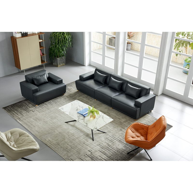 YESENIA 2 seat Vegan Leather Sofa