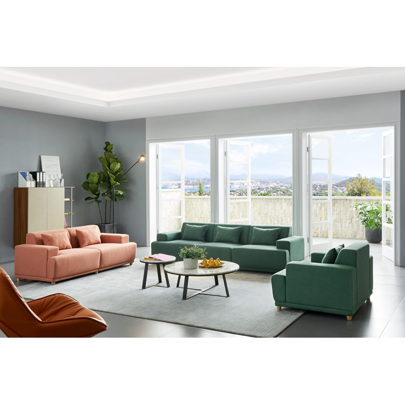 YESENIA 2 seat Vegan Leather Sofa