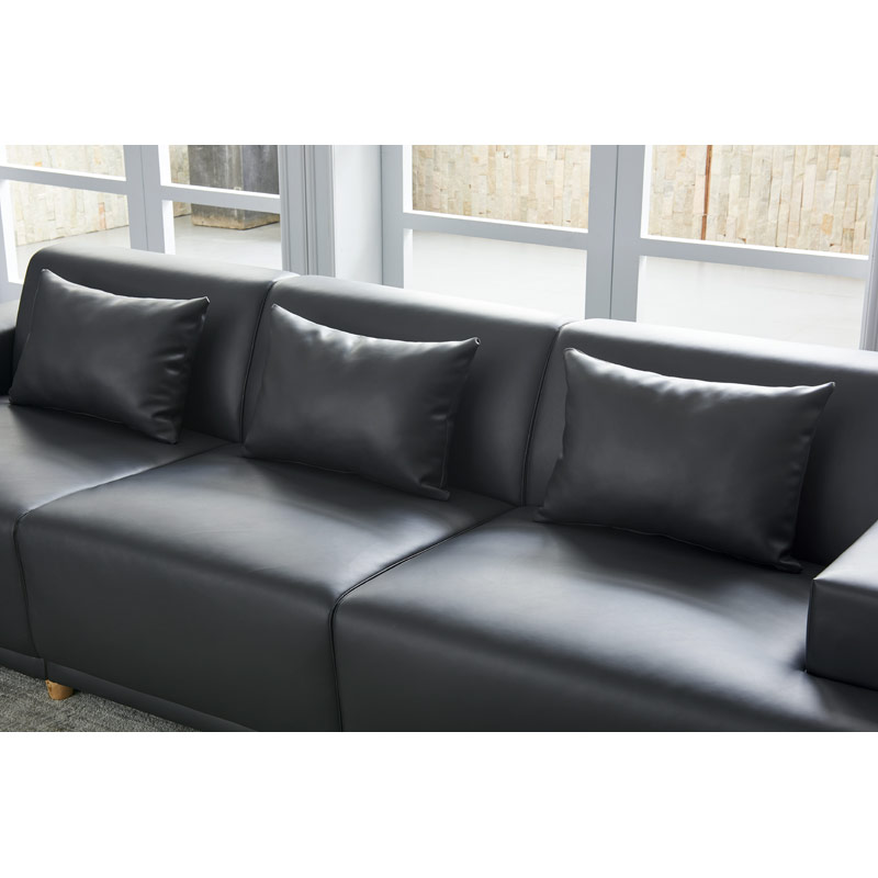 YESENIA 3 seat Vegan Leather Sofa