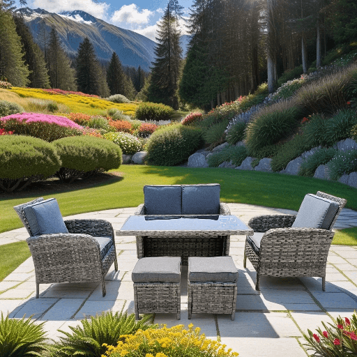 FEDERICO Outdoor Sofa Set Grey