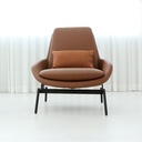 SIENNA  pedal Vegan Leather Chair