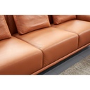 SERAPHINA 3 seat Vegan Leather Sofa