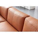 SHILOH 3 seat Vegan Leather Sofa