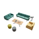 MICAELA 2 seat Vegan Leather Sofa