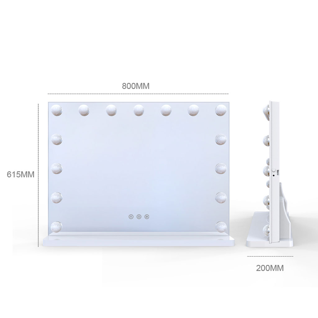 BRAD MDF Base Hollywood led vanity mirror