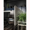 EILIF screen for desk grey 160x48 cm