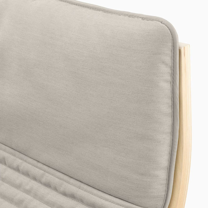 POANG Armchair Cushion, Knisa Light Beige (Cushion only)