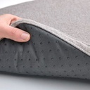 ALVGRASMAL chair pad grey 32.6/31.3x33x3 cm