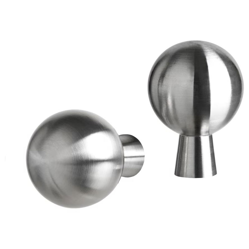 BAGGANAS knob stainless steel 20 mm