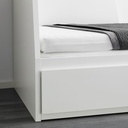 FLEKKE Daybed Frame + 2 Drawers, White,80x200cm