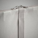 HEMMAFIXARE storage case fabric striped/white/grey 69x51x19 cm