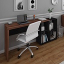  Ipatinga Desk - Ipe/ Black