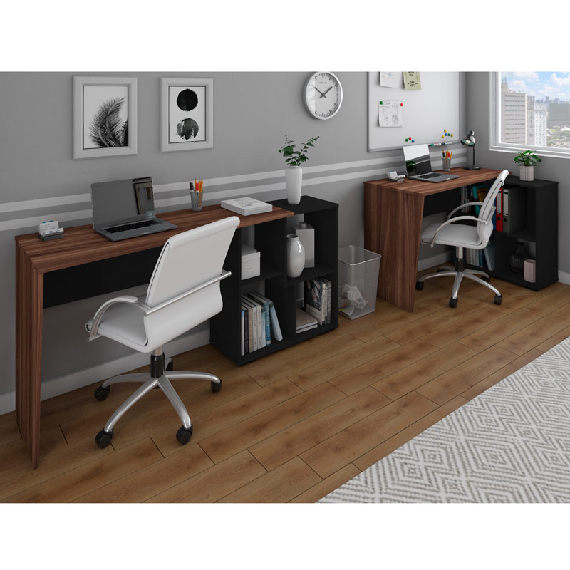  Ipatinga Desk - Ipe/ Black