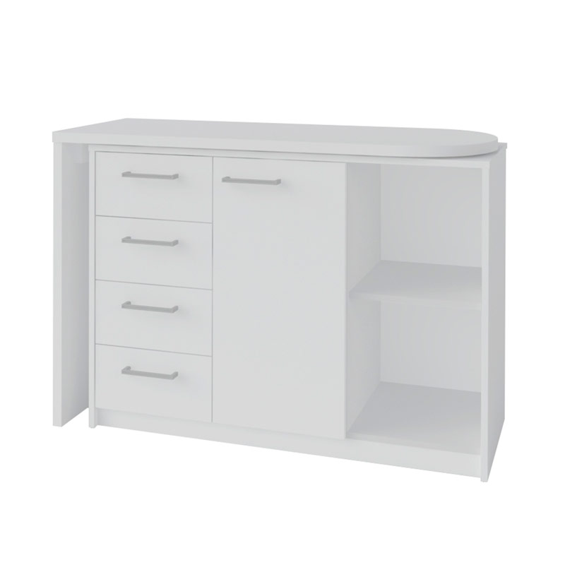  Rondonopolis 1100 Desk - White large