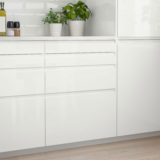 IKEA VOXTORP Drawer Front,High-Gloss White,80x40 cm