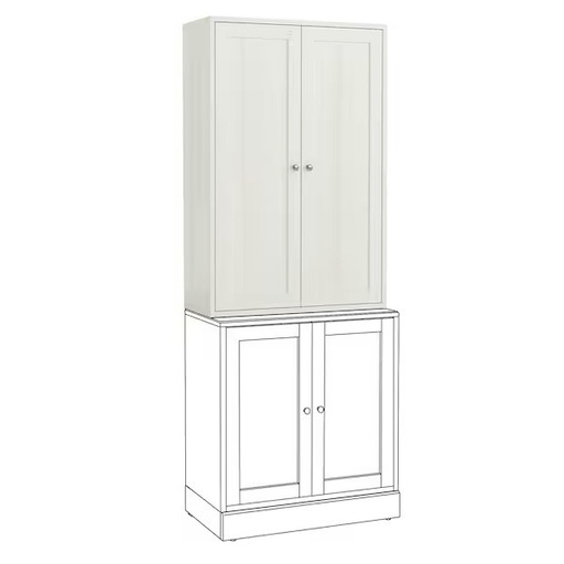 IKEA HAVSTA Cabinet, White, 81X35X123 cm