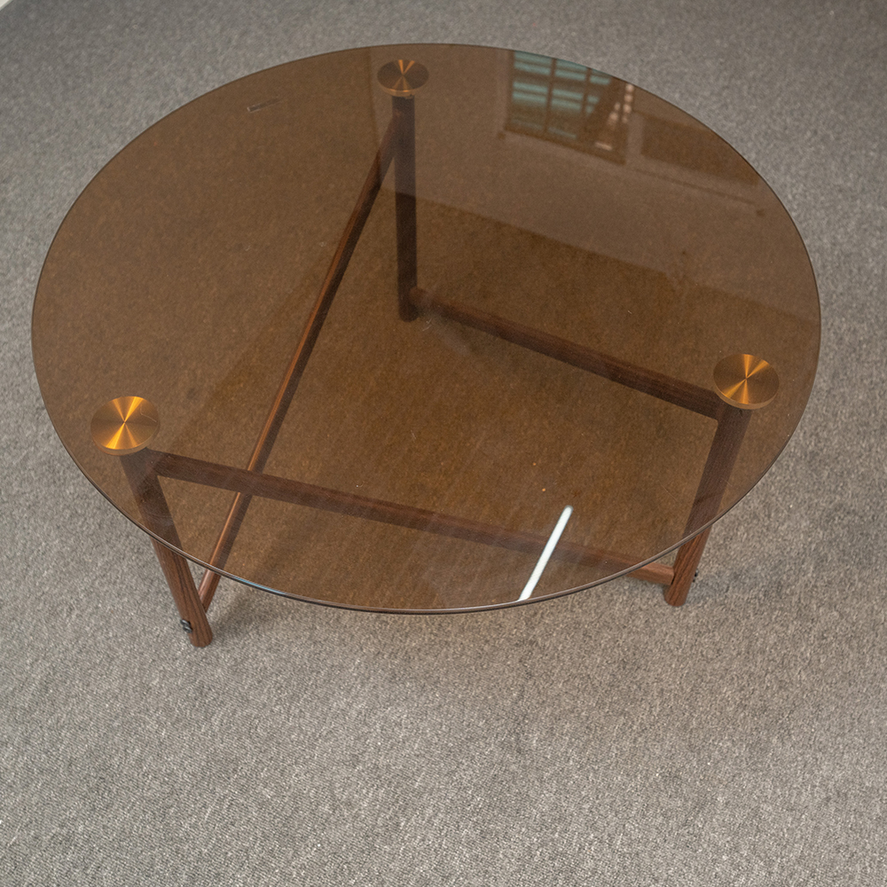 [102.019.417] Akron Brown Coffee Table