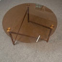 [102.019.417] Akron Brown Coffee Table