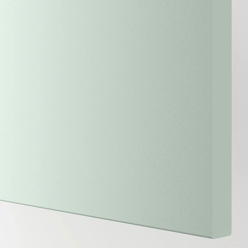 [094.971.90] ENHET wall cb w 2 shlvs/doors white/pale grey-green 80x17x75 cm