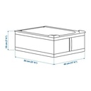[502.903.61] Ikea SKUBB Storage case, white, 44x55x19 cm
