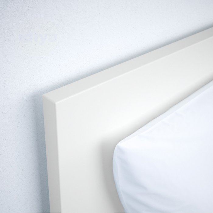 IKEA Malm bed frame, high, white, luroy120 x 200 cm