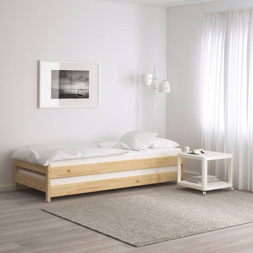 IKEA AFJALL foam mattress firm/white 80x200 cm