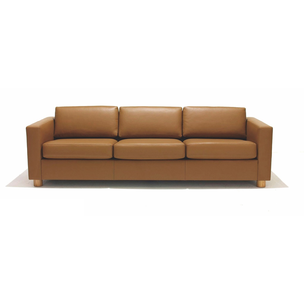 [121.133.212] BENNY 2 seat Vegan Leather Sofa