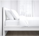 Ikea Malm Queen Bed Frame| White| Lonset| High Platform